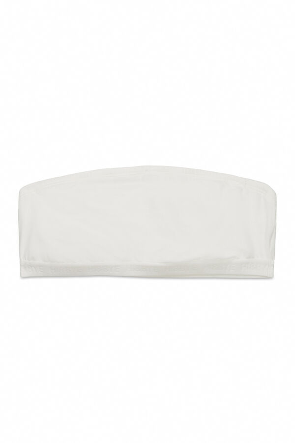 HI&BYE Brasier bandeau blanco marfil