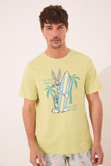 Womensecret Pijama verde de Bugs Bunny verde
