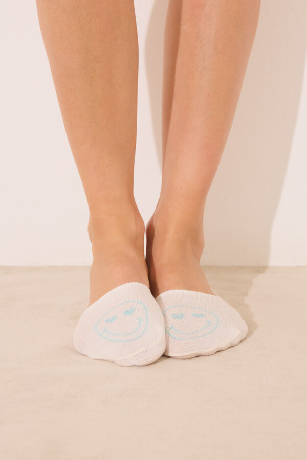 Womensecret Pack de 3 calcetines invisibles estampado