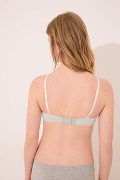 Womensecret Brasier gris de canalé ' premamá ' CHARMING gris