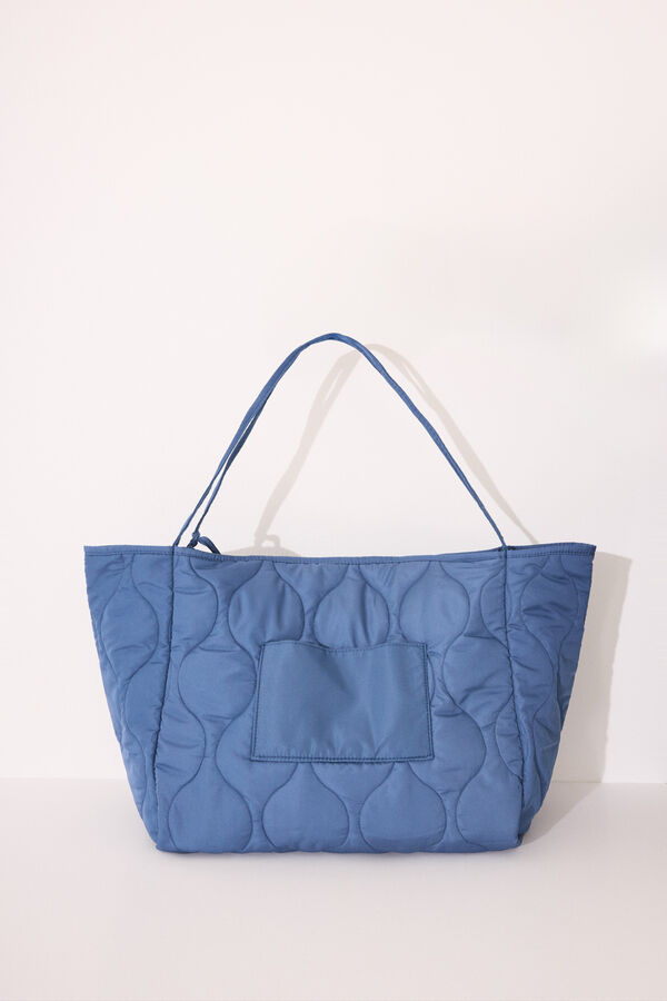 Womensecret Bolsa grande reversible , bolsa azul