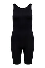 Only Play Jumpsuit de motera con tirantes negro