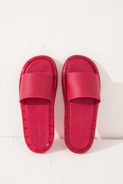 Womensecret Chanclas de pala roja rojo