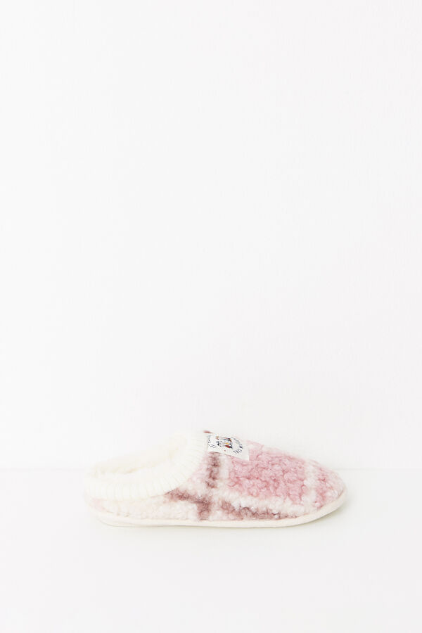 Womensecret Pantuflas bota borreguito Snoopy blanco