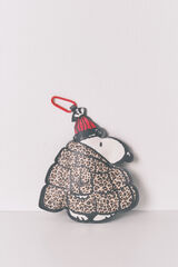 Women'secret Llavero-bolsa plegable animal print Snoopy estampado