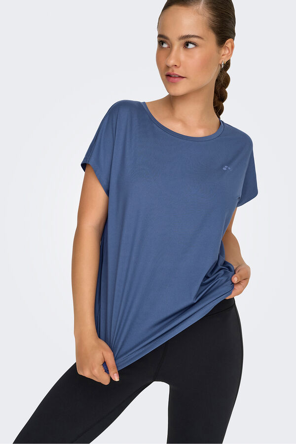 Only Play Camiseta manga corta deportiva morado/lila