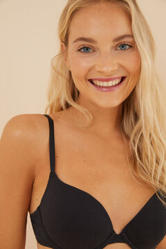 Womensecret GORGEOUS Sujetador push up algodón negro negro