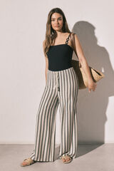 Women'secret Pantal&oacute;n largo de rayas estampado