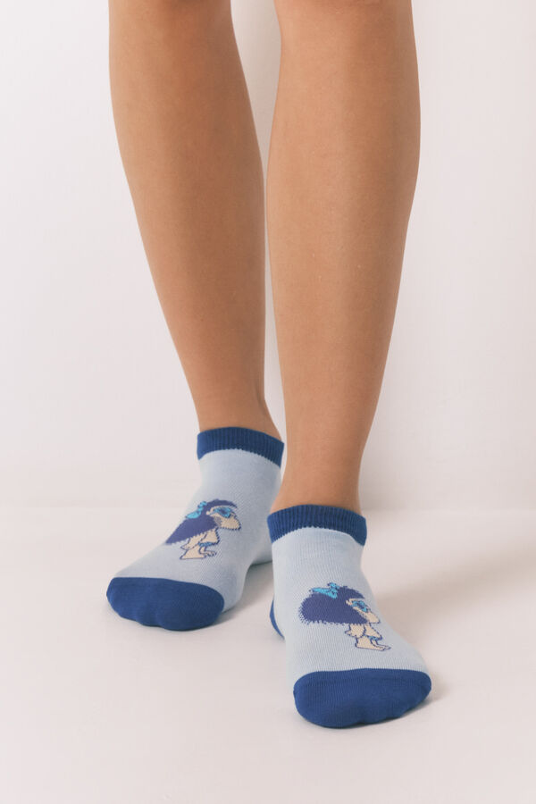 Womensecret Pack de 3 calcetines short Mafalda estampado