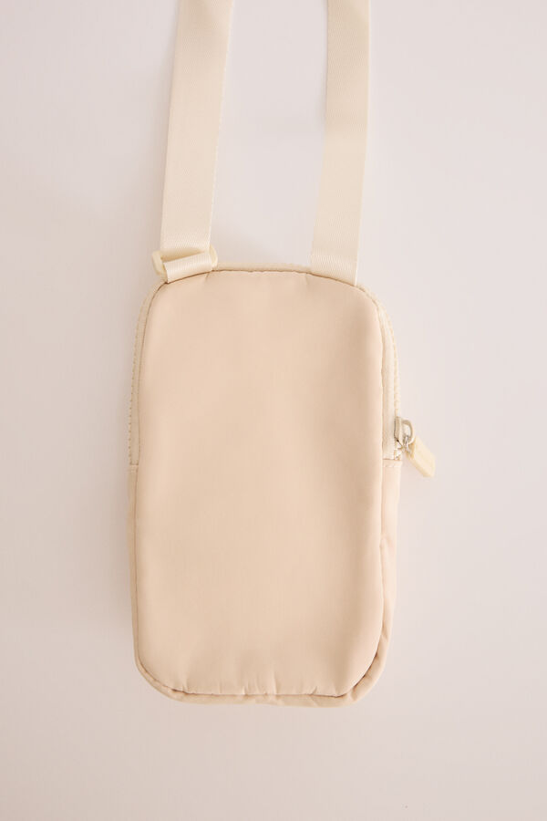 Womensecret Funda móvil nylon arena café