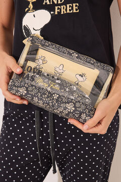 Womensecret Pack de 3 neceseres de Snoopy estampado