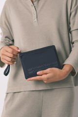Womensecret Mini monedero de nailon azul azul