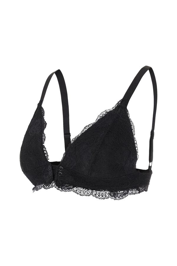 Mamalicious Brasier de encaje premam&aacute; y lactancia negro