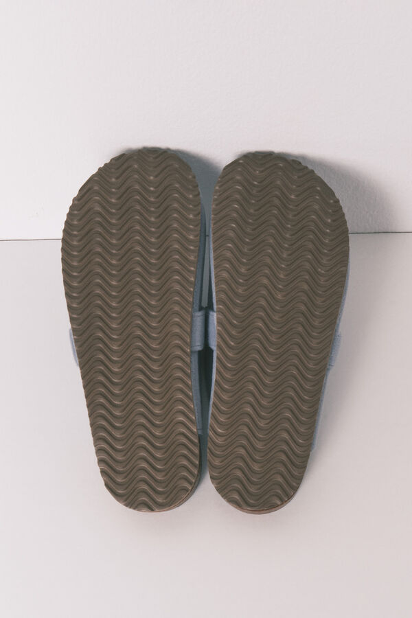 Women'secret Pantuflas org&aacute;nicas azul azul