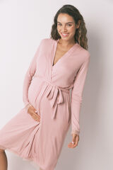 Womensecret Bata de premamá de bata rosa rosa