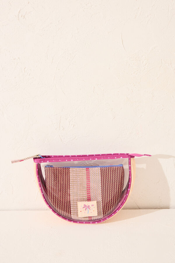 Womensecret Pack de neceseres con estampado multicolor estampado