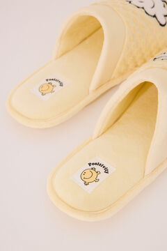 Womensecret Pantuflas para casa amarillas de la pequeña señorita Sr. Men amarillo