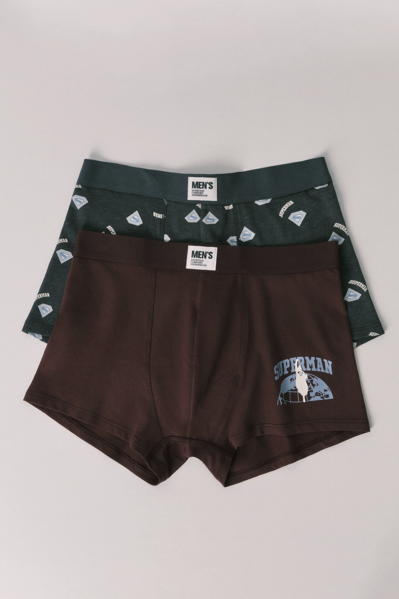 Women'secret Paquete de 2 calzones b&oacute;xer Superman
