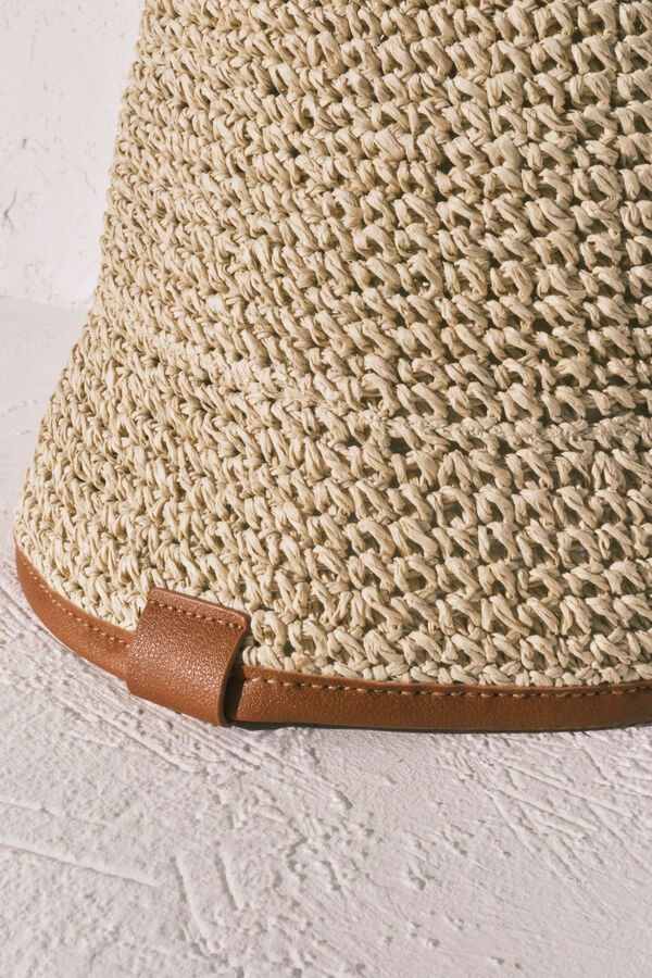 Women'secret Sombrero bucket beige caf&eacute;