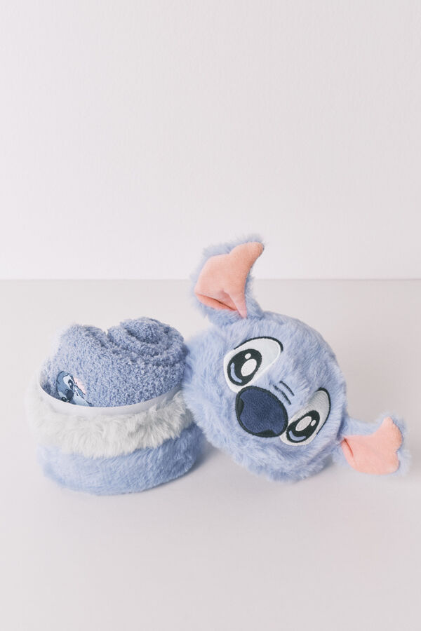 Women'secret Calcetines largos Stitch de color azul medio azul