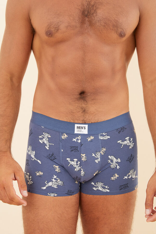 Womensecret Pack 2 calzones bóxer algodón Tom y Jerry azul