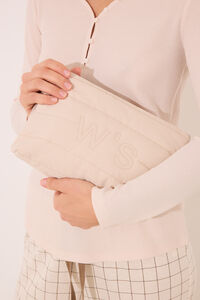 Womensecret Neceser mediano acolchado gris gris