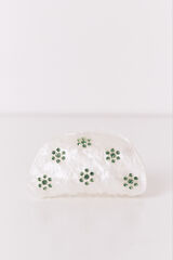 Women'secret Pinza para el cabello con strass marfil