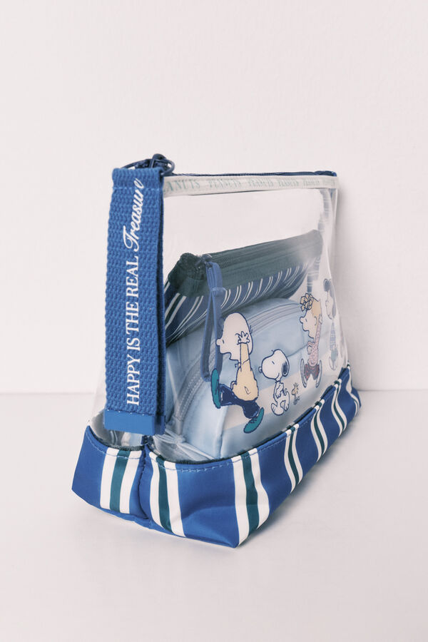 Women'secret Pack 3 neceseres Snoopy a rayas estampado