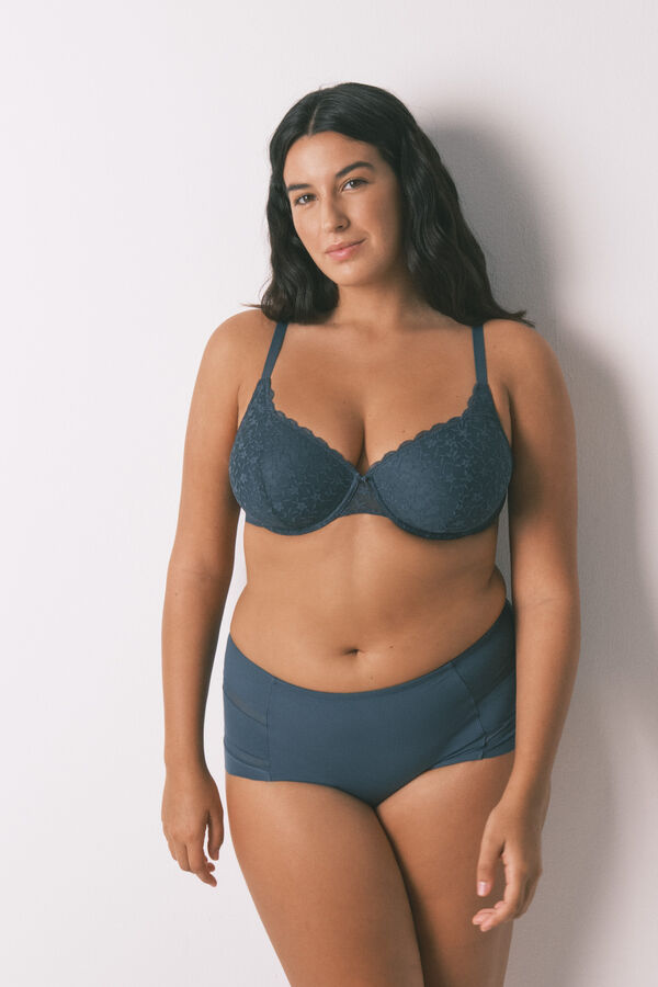 Women'secret BEAUTIFUL brasier de encaje verde verde