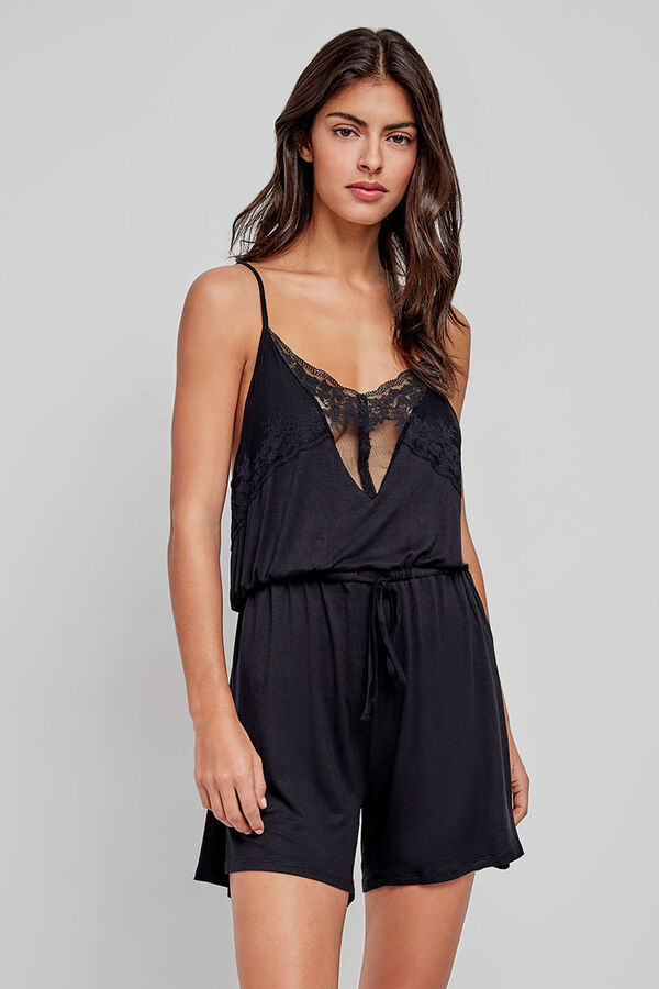 Gisela Encaje jumper negro