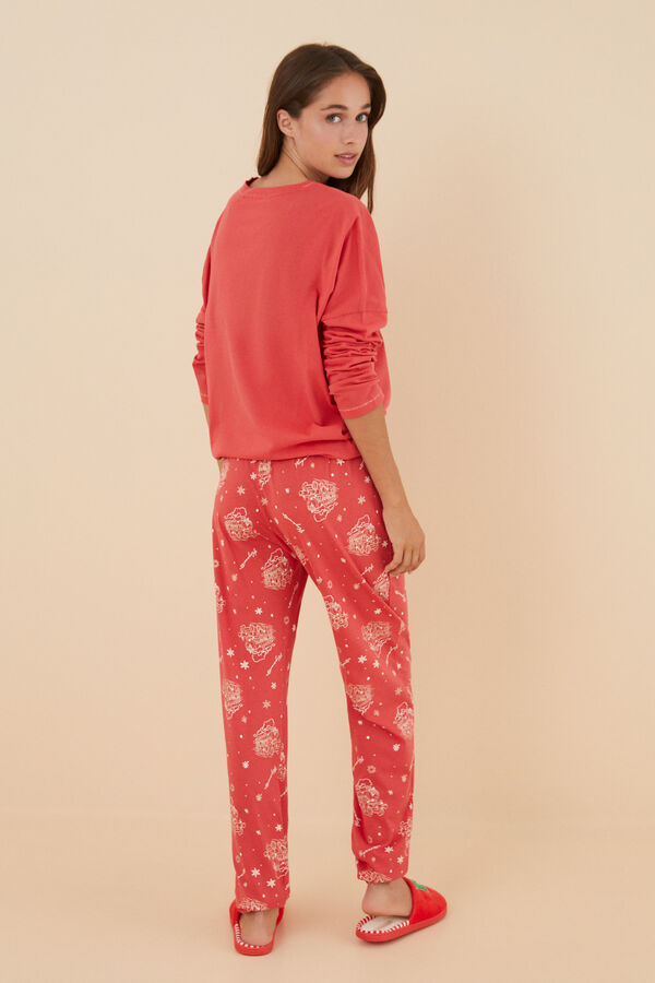 Womensecret Pijama 100% algodón tren Harry Potter rosa