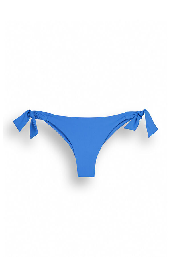 Womensecret Panty bikini brasileño azul lazos azul