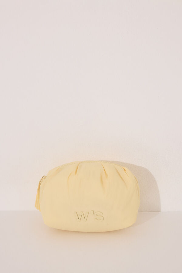 Womensecret Neceser de nube de color amarillo mediano  amarillo