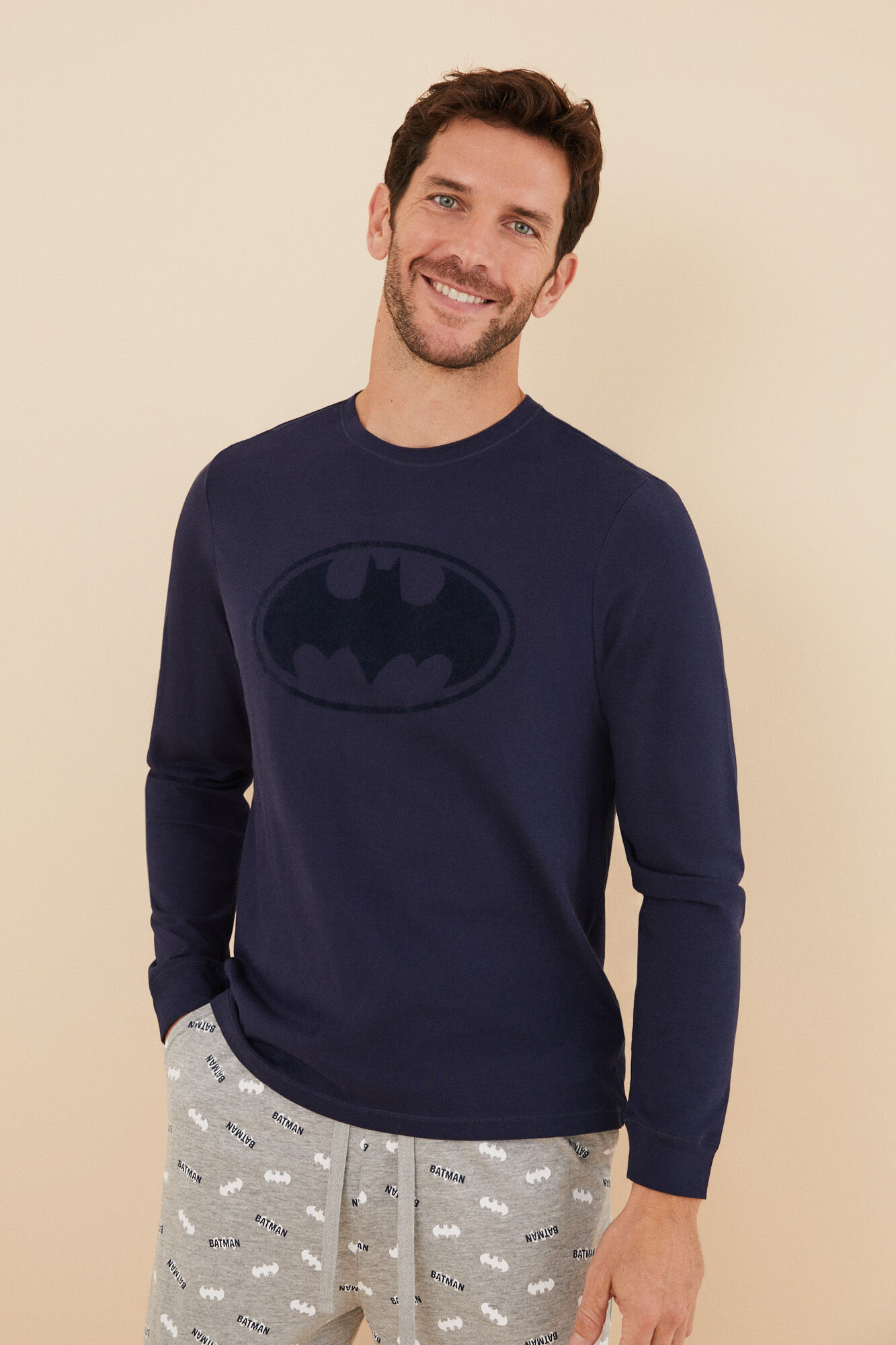 Pijama larga hombre 100 algodon Batman Ropa de dormir de hombre WomenSecret MX