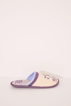 Womensecret Pantuflas para casa amarillas de Snoopy marfil