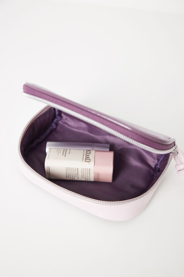 Womensecret Cosmetiquera charol morado/lila