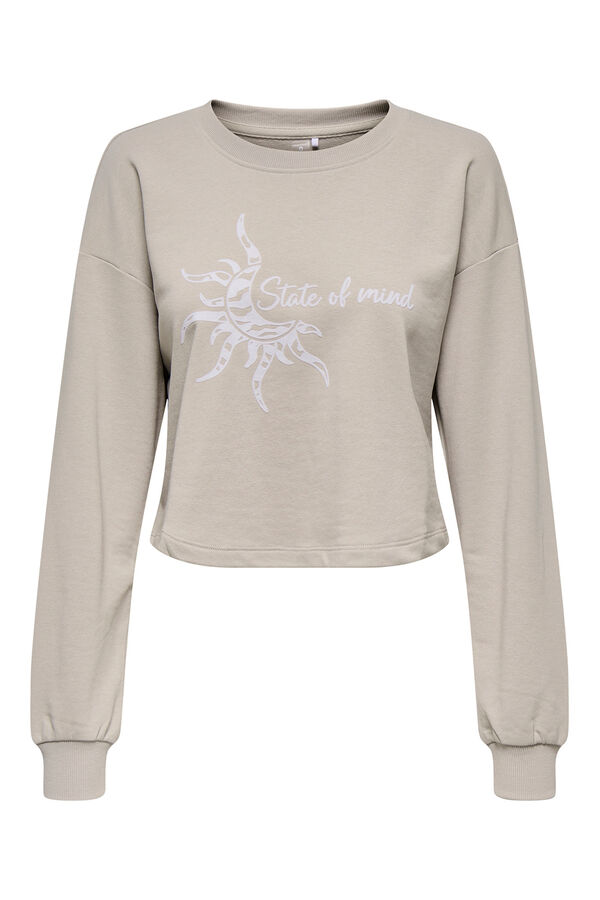 Only Play Sudadera corta gris