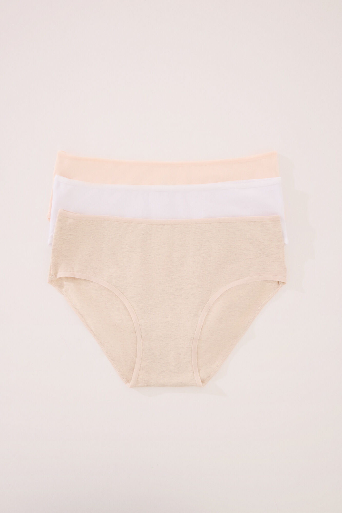 Women'secret Pack de 3 panties culotte de algod&oacute;n org&aacute;nico