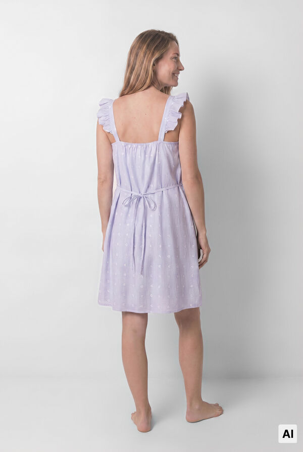 Women'secret Camis&oacute;n maternity de tirantes con volante de algod&oacute;n azul azul