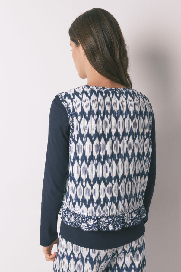 Women'secret Chaleco acolchado estampado boho estampado