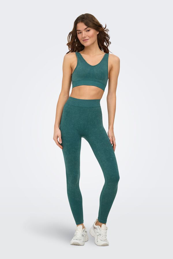 Only Play Brasier sin costuras verde