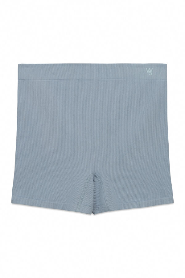 Women'secret Boxer sin costuras azul azul