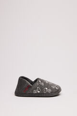 Womensecret Pantuflas bota acolchada Snoopy gris