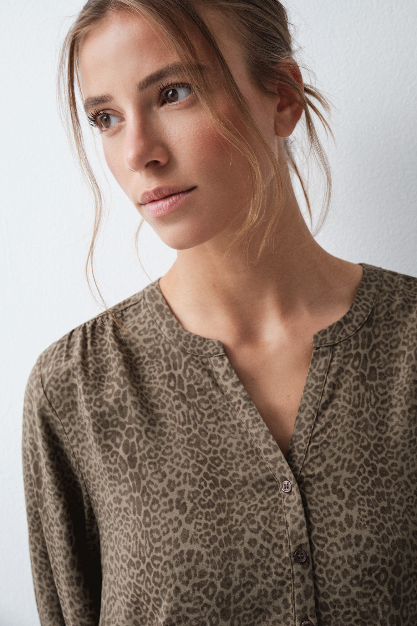 Women'secret Playera de dormir corta estampado animal print