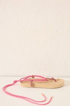 Womensecret Chanclas con tirantes 100% humectables estampado