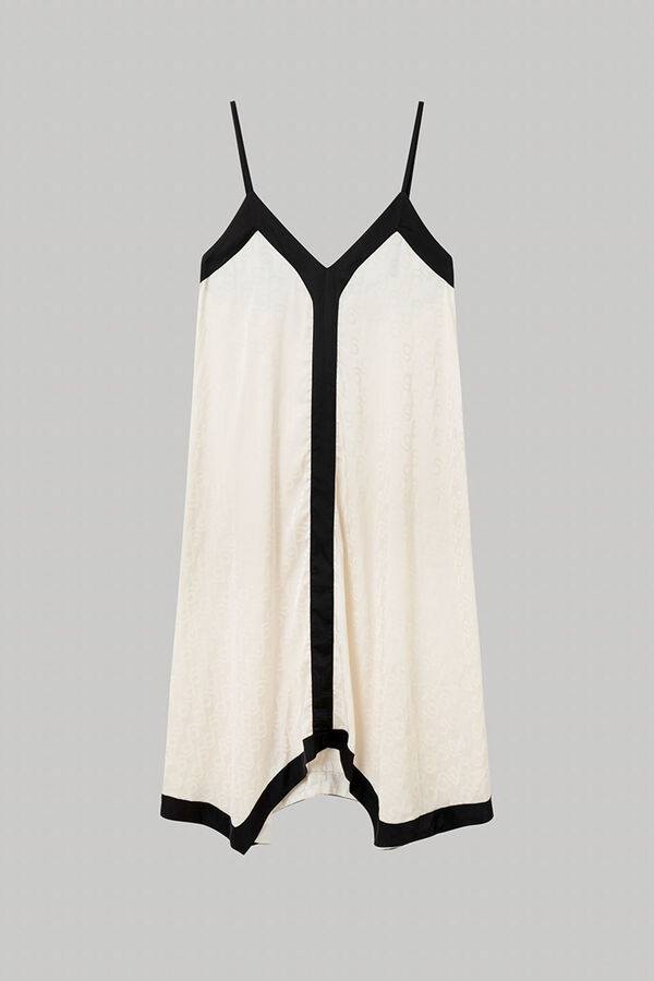 Gisela Camisón largo estampado beige beige