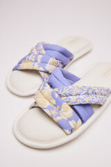 Womensecret Pantuflas flores lila amarillo