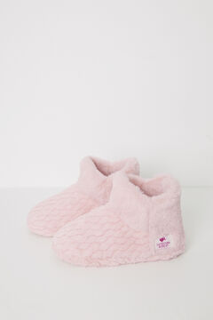 Womensecret Zapatillas casa bota La Vecina Rubia rosa