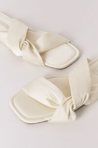 Women'secret Pantuflas satén nudo amarillas