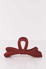 Women'secret Pinza grande de lazo borgo&ntilde;a p&uacute;rpura